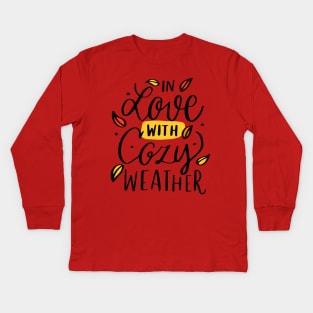 IN Love With crazy Weather Kids Long Sleeve T-Shirt